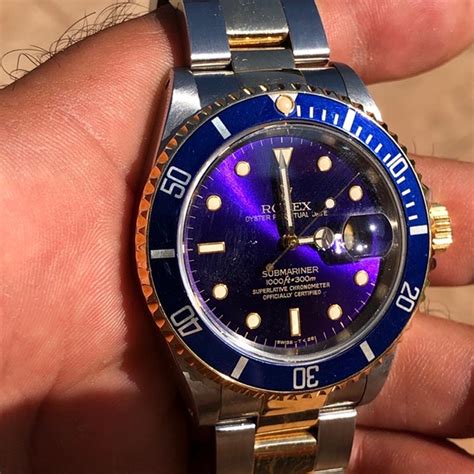 rolex 16613 purple dial